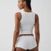 Shorty in morbidissimo cotone biologico elasticizzato con logo