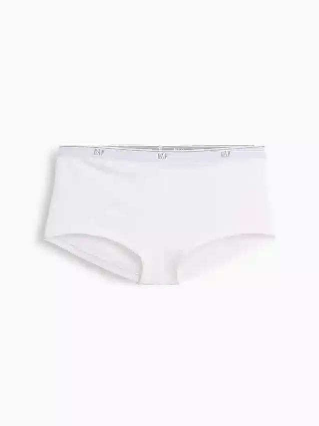 Shorty in morbidissimo cotone biologico elasticizzato con logo