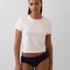 Slip a vita bassa in cotone biologico elasticizzato