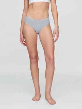 Slip a vita bassa in cotone biologico elasticizzato