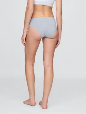 Slip a vita bassa in cotone biologico elasticizzato