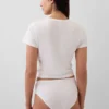 Slip a vita bassa in cotone biologico elasticizzato