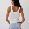 Slip a vita bassa in cotone biologico elasticizzato