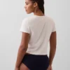 Slip a vita bassa in cotone biologico elasticizzato