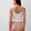 Slip a vita bassa in cotone biologico elasticizzato