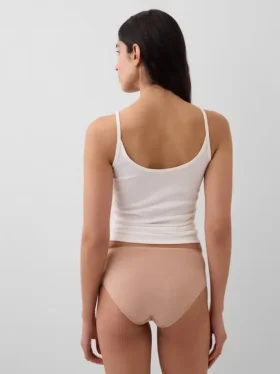 Slip a vita bassa in cotone biologico elasticizzato