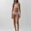 Slip a vita bassa in cotone biologico elasticizzato