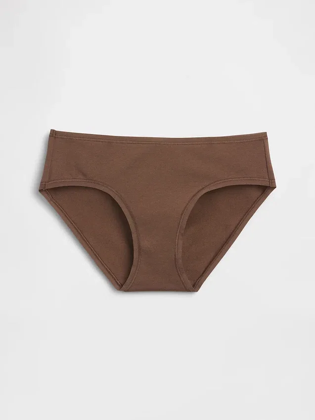 Slip a vita bassa in cotone biologico elasticizzato