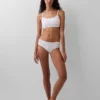 Slip a vita bassa in cotone biologico elasticizzato