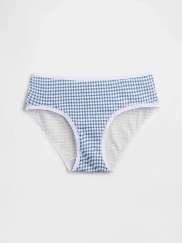 Slip a vita bassa in cotone biologico elasticizzato