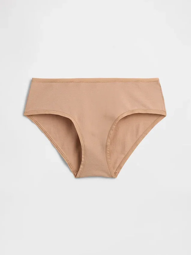 Slip a vita bassa in cotone biologico elasticizzato