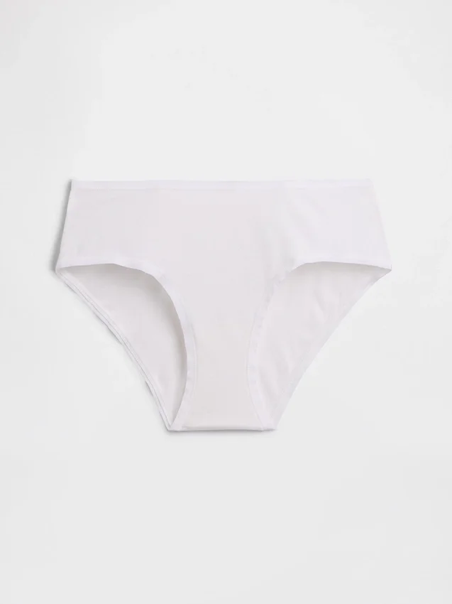 Slip a vita bassa in cotone biologico elasticizzato