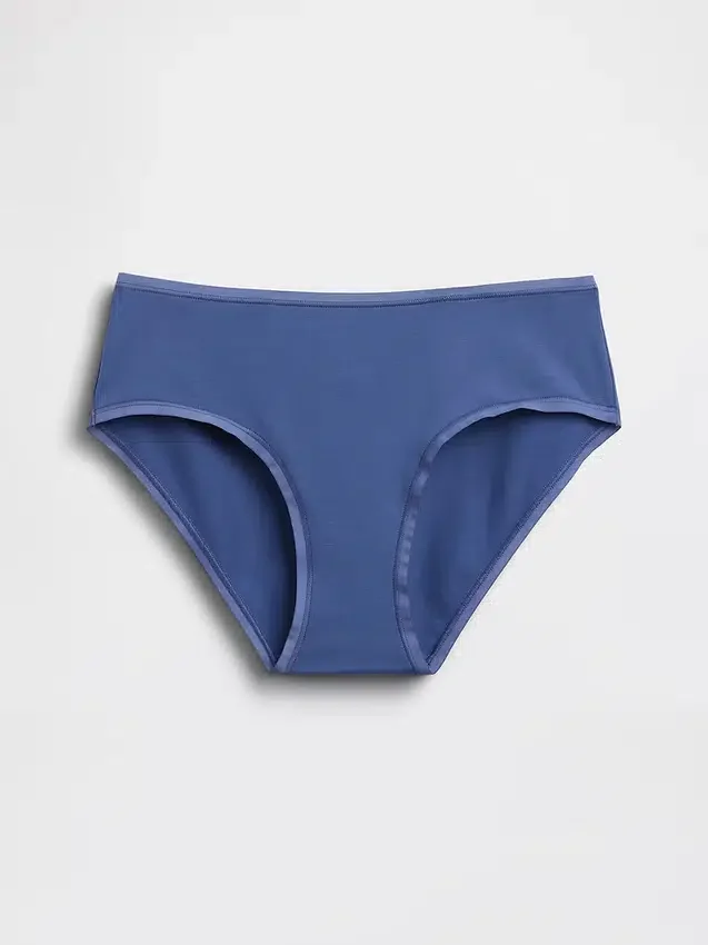 Slip a vita bassa in cotone biologico elasticizzato