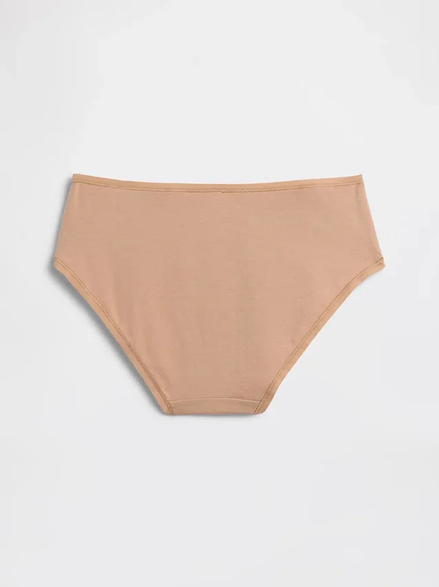 Slip a vita bassa in cotone biologico elasticizzato