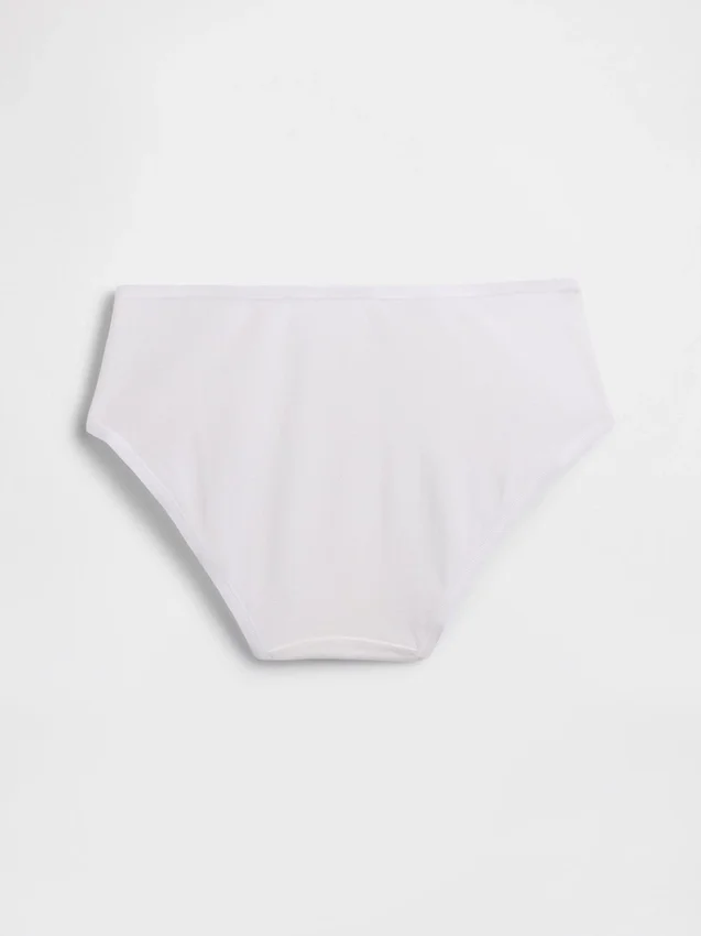 Slip a vita bassa in cotone biologico elasticizzato