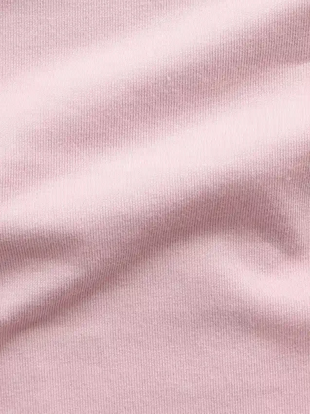 Slip a vita bassa in cotone biologico elasticizzato con bordi in pizzo