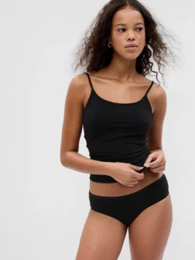 Slip a vita bassa in cotone biologico elasticizzato (confezione da 3)