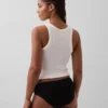 Slip a vita bassa in cotone biologico elasticizzato (confezione da 3)