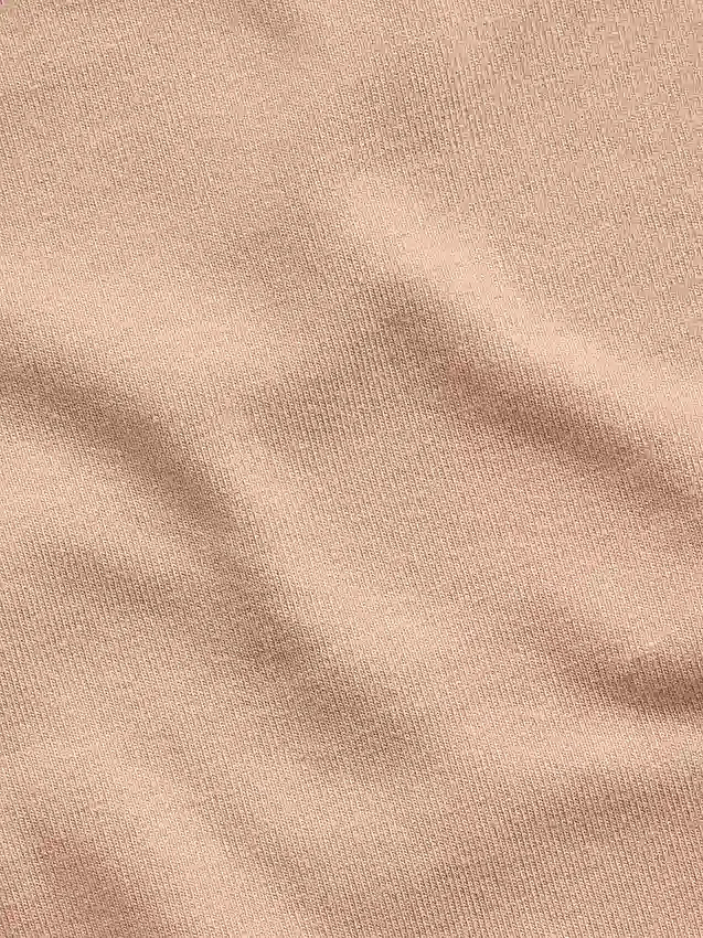Slip bikini a vita alta in cotone biologico elasticizzato