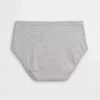 Slip bikini a vita alta in cotone biologico elasticizzato