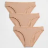 Slip bikini in cotone biologico elasticizzato (confezione da 3)