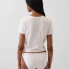 Slip bikini invisibile in cotone biologico elasticizzato