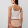 Slip bikini invisibile in cotone biologico elasticizzato