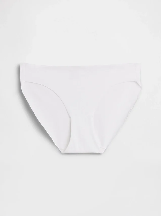 Slip bikini invisibile in cotone biologico elasticizzato