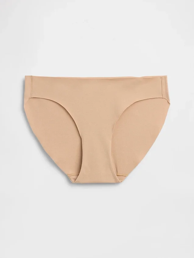 Slip bikini invisibile in cotone biologico elasticizzato