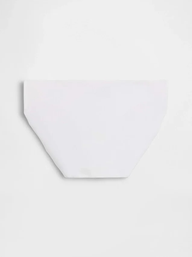Slip bikini invisibile in cotone biologico elasticizzato