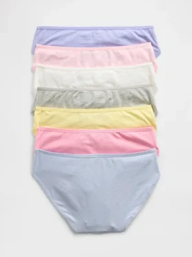 Slip bikini per bambini con i giorni della settimana (confezione da 7)