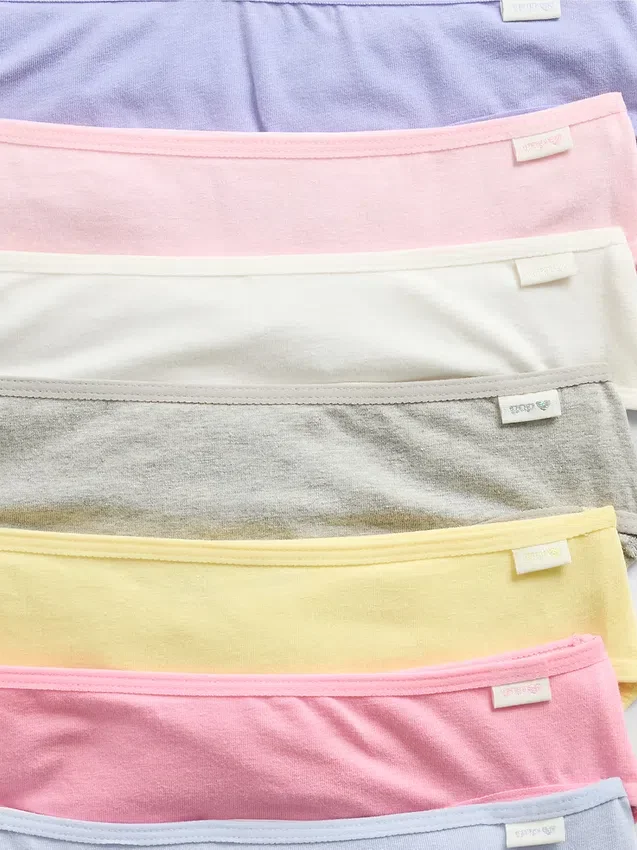 Slip bikini per bambini con i giorni della settimana (confezione da 7)