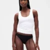 Slip Cheeky in cotone biologico elasticizzato