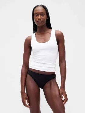 Slip Cheeky in cotone biologico elasticizzato