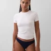 Slip Cheeky in cotone biologico elasticizzato