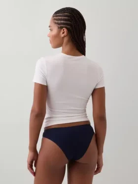 Slip Cheeky in cotone biologico elasticizzato