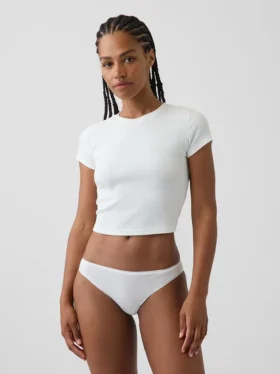 Slip Cheeky in morbidissimo cotone biologico elasticizzato