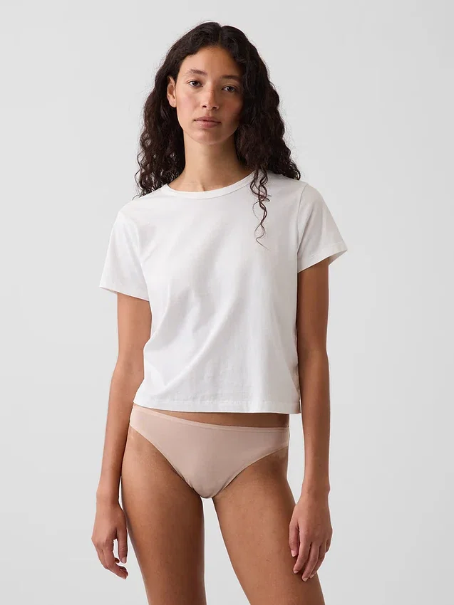 Slip Cheeky in morbidissimo cotone biologico elasticizzato
