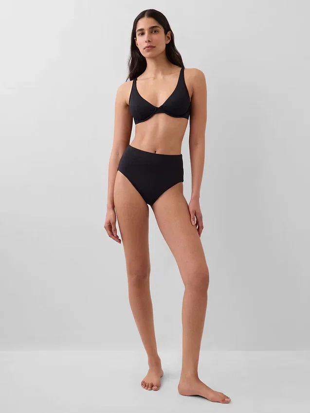 Slip da bikini a vita alta