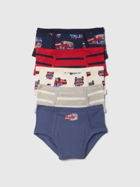 Slip in cotone biologico per bambini piccoli (confezione da 5)