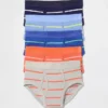 Slip per bambini in cotone biologico elasticizzato (confezione da 5)