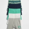 Slip per bambini in cotone biologico elasticizzato (confezione da 5)