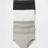 Slip per bambini in cotone biologico elasticizzato (confezione da 7)