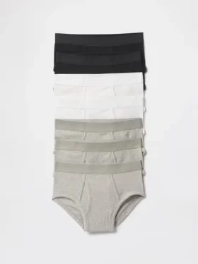 Slip per bambini in cotone biologico elasticizzato (confezione da 7)