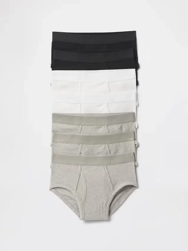 Slip per bambini in cotone biologico elasticizzato (confezione da 7)