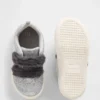 Sneakers con pelliccia vegana glitterata per bambini piccoli
