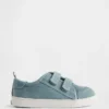 Sneakers in tela e denim per bambini