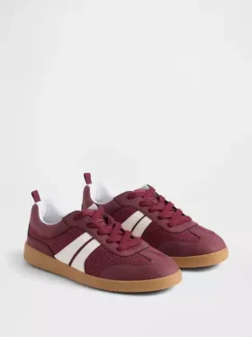 Sneakers in velluto a coste per bambini