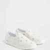 Sneakers slip-on a fantasia floreale per bambini