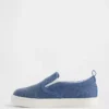 Sneakers slip-on Brannan Bear in denim per bambini